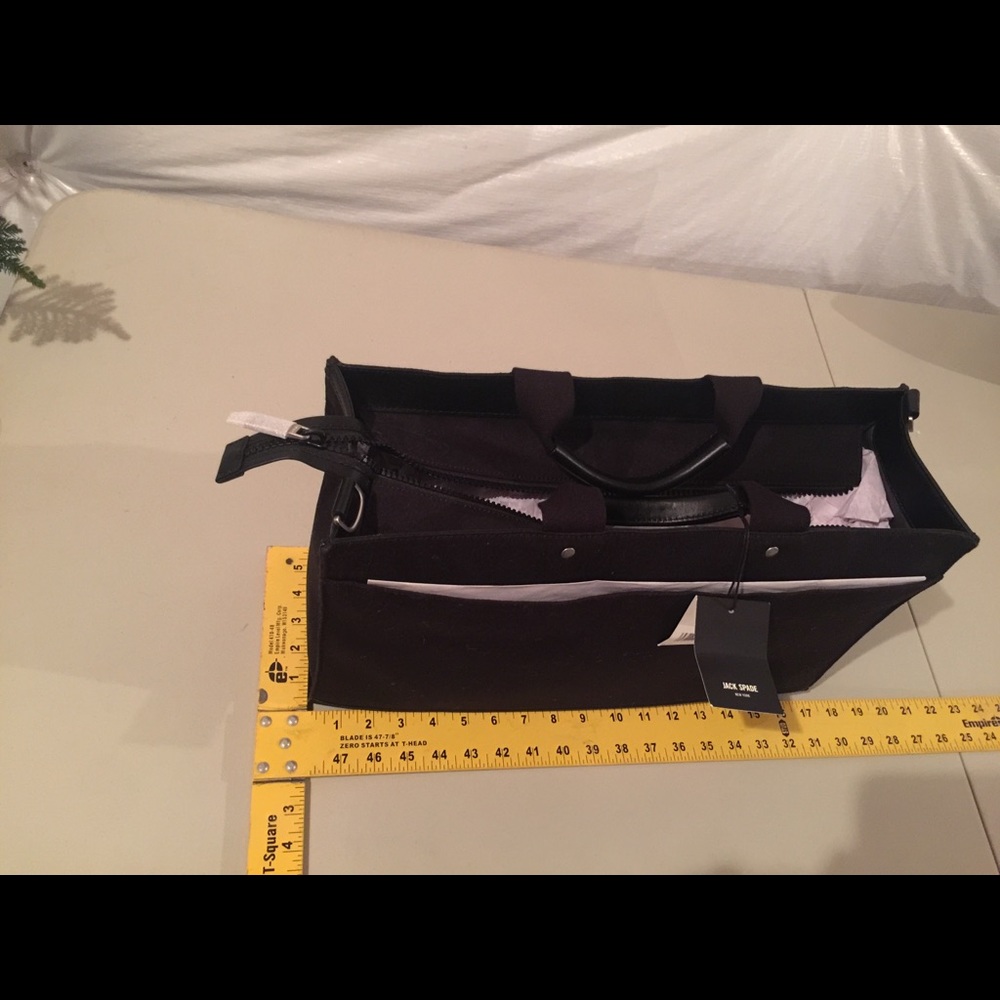 Jack Spade Leather lined briefcase, NWT